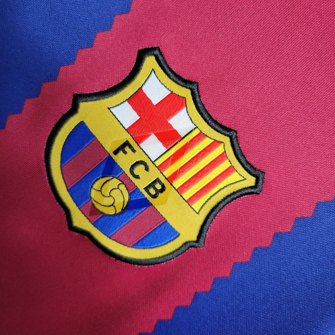 2023 2024 Barcelona Home Fan Version Football Soccer Shirt