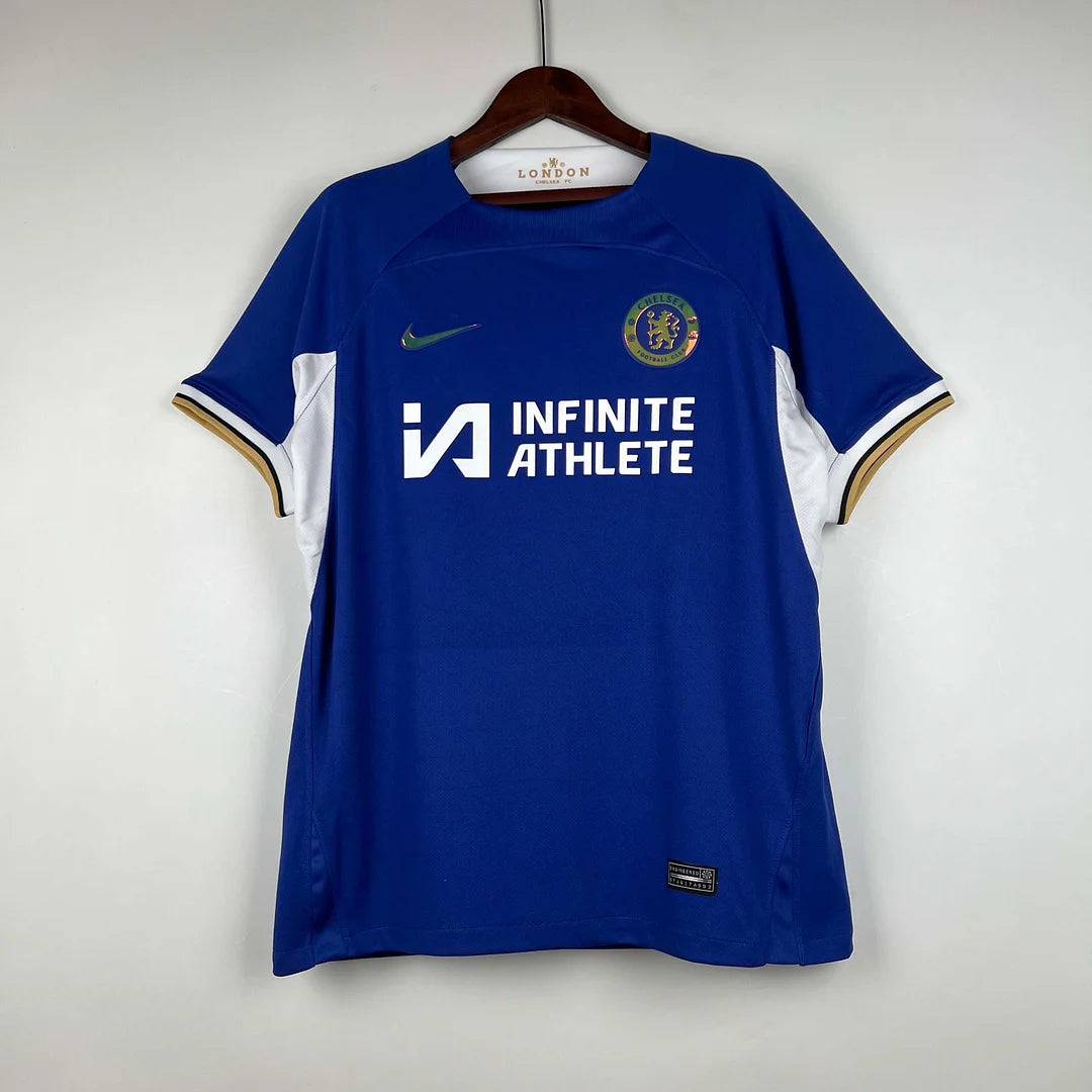 2023 2024 Chelsea Home Fan Version Football Soccer Shirt