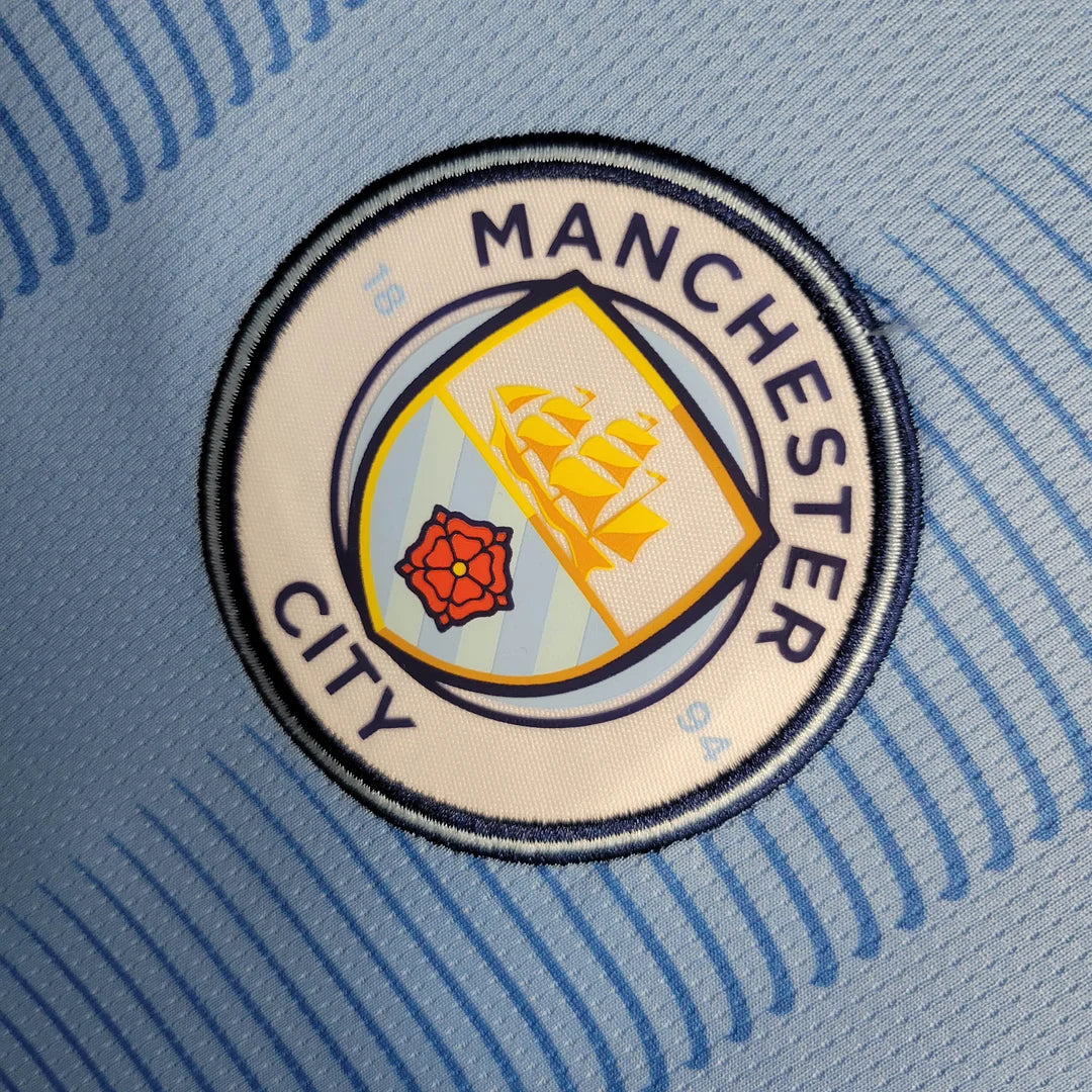 2023 2024 Manchester City Home Fan Version Football soccer Jersey Shirt