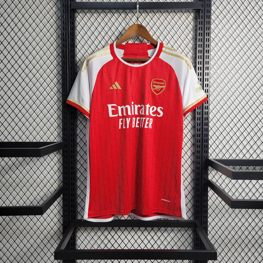 2023 2024 Arsenal Home Fan Version Football Soccer Shirt