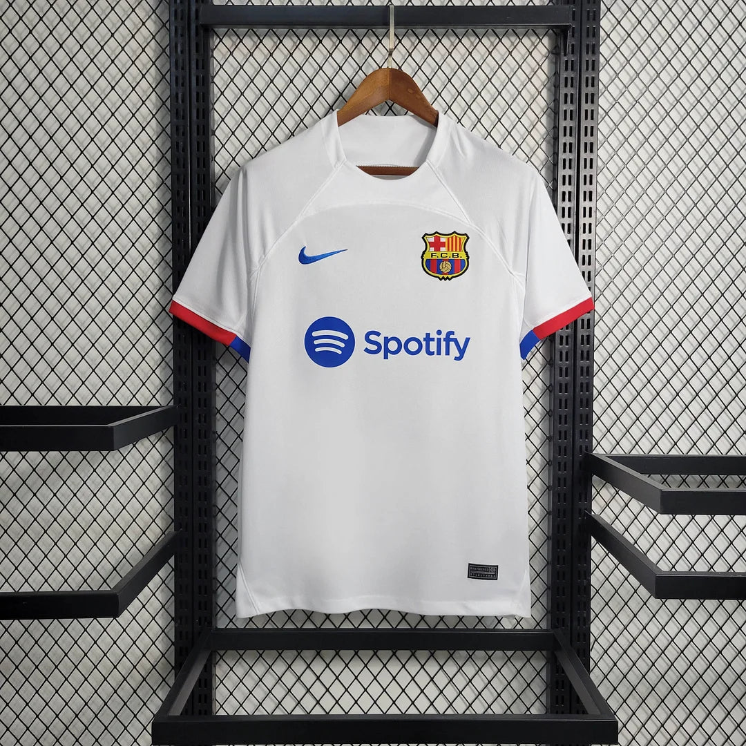 2023 2024 FC Barcelona Away Fan Version Football Soccer Jersey Shirt